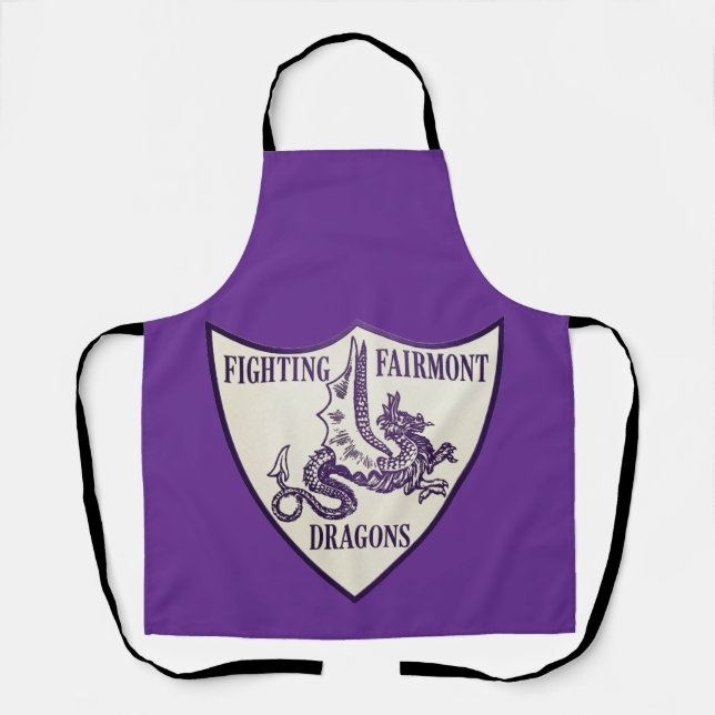 Tablier Logo des Dragons de Fighting Fairmont de Kettering (Recto)
