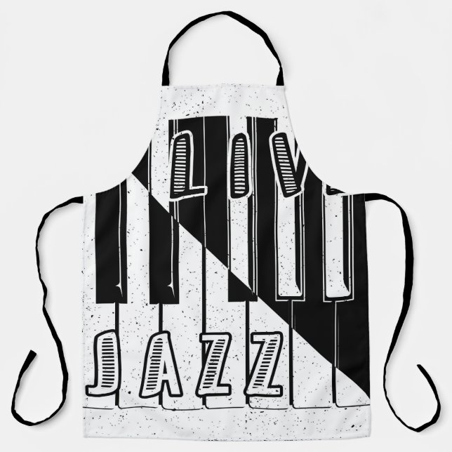 Tablier Logo d'illusion de jazz en direct (Recto)