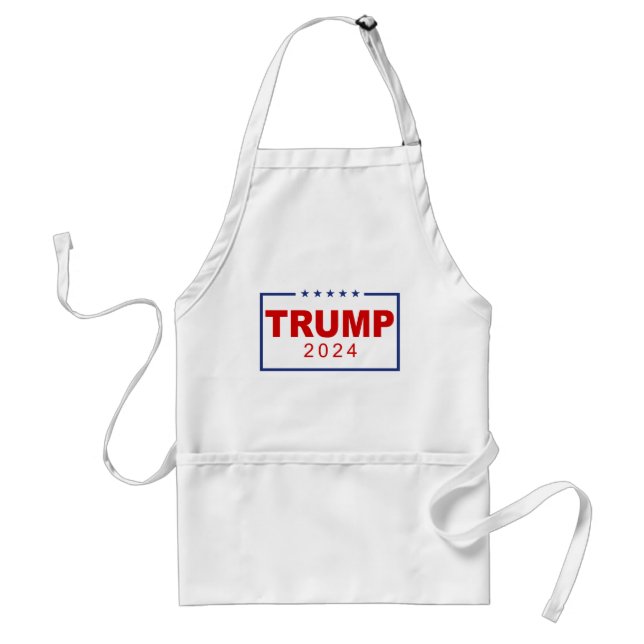 Tablier Logo du rectangle classique Trump 2024 (Devant)