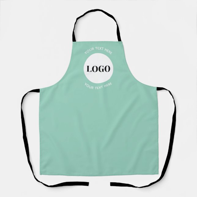 Tablier Logo Minimaliste Avec Texte Entreprise  (Recto)