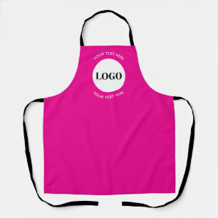Tablier Logo Minimaliste Avec Texte Entreprise