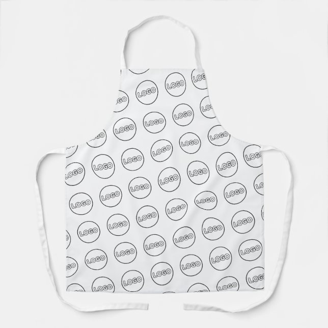 Tablier Logo minimaliste simple Entreprise Promotionnelle  (Recto)