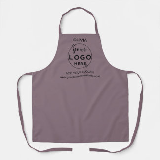 Tablier Logo personnalisé minimaliste pour l'entreprise Du