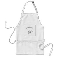 Logo simple Carré Monogram Cuisine