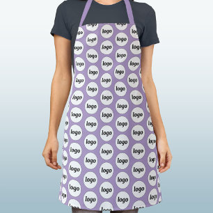 Tablier Logo simple Motif promotionnel Pastel Lilac