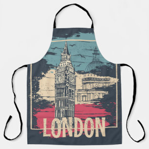 Tablier Londres Big Ben : Poster de typographie