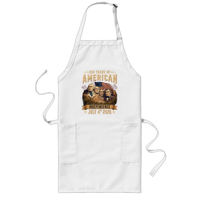 Tablier Long 250 Ans d'Indépendance Américaine (Devant)