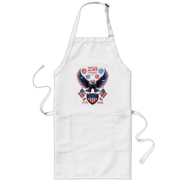Tablier Long 250e anniversaire 250 ans États-Unis 1776 (Devant)