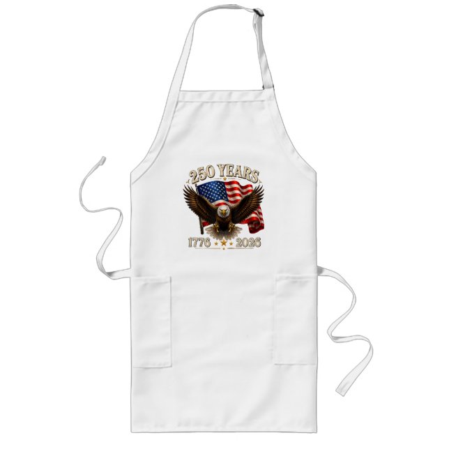 Tablier Long 250e anniversaire aigle patriotique USA 250e (Devant)