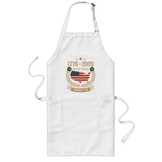 Tablier Long 250e anniversaire États-Unis d'Amérique 250 USA (Devant)