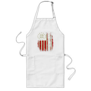Tablier Long 4 juillet Amérique Drapeau américain Patriotique
