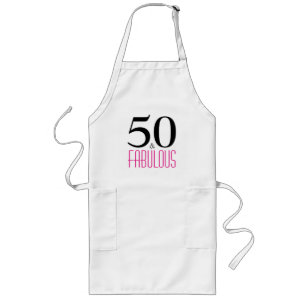 Tablier Long 50 et fabuleux 50e anniversaire Apron cadeau