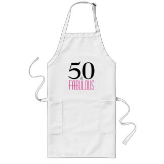 Tablier Long 50 et fabuleux 50e anniversaire Apron cadeau