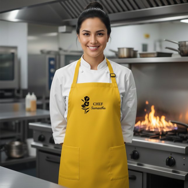 Tablier Long Adjustable women's apron - Gift for mom apron (Créateur téléchargé)