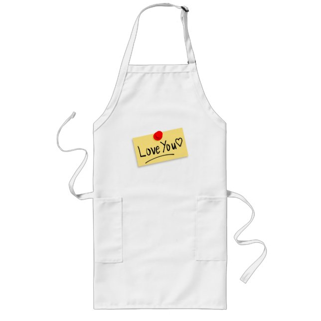 Tablier Long Aimez-Vous Push Pin Apron (Devant)