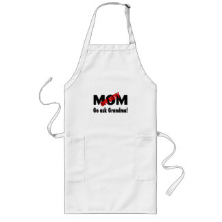Tablier Long Allez demandent à la grand-maman (la maman qui