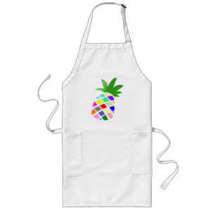 Tablier Long Ananas arc-en-ciel