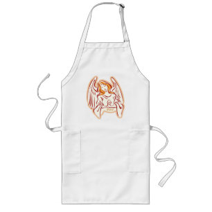 Tablier Long Angel Or De La Paix Apron