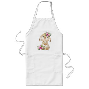Tablier Long Apron avec lapin