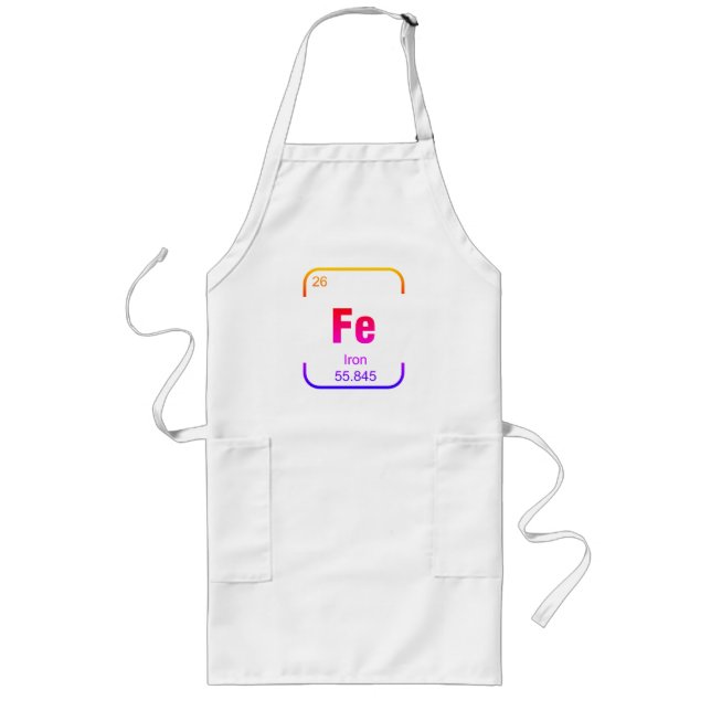 Tablier Long Apron Chef Iron (Devant)