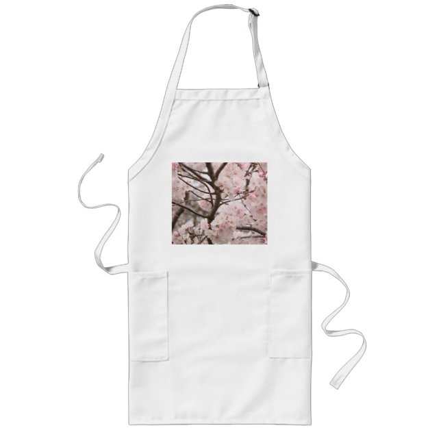 Tablier Long Apron de fleurs de cerisier (Devant)