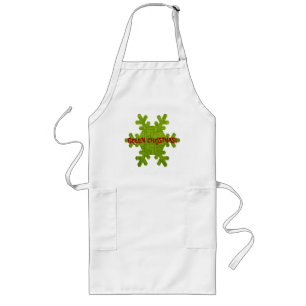 Tablier Long Apron de Noël Vert !