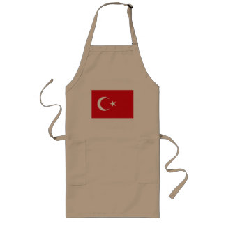 Tablier Long Apron du Drapeau turc