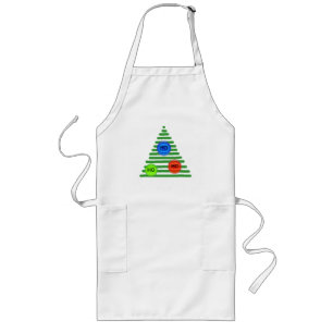 Tablier Long Apron - Ho, Ho, Ho tree