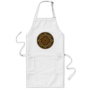 Tablier Long Apron Icons de Thanksgiving