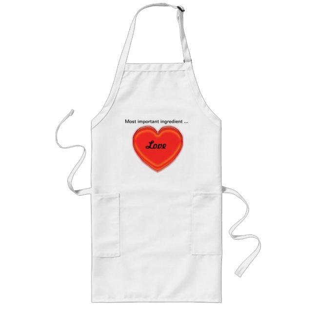 Tablier Long Apron - Ingrédient le plus important (Devant)