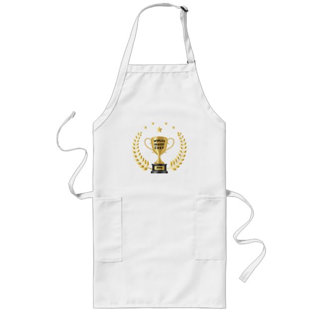Tablier Long Apron, le chef le plus Okayest du monde (Devant)