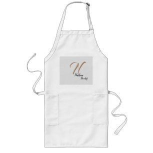 Tablier Long Apron Monogramme Initial