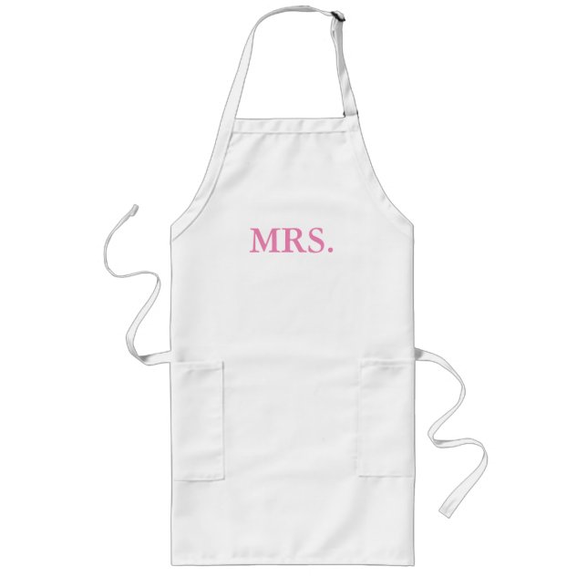 TABLIER LONG APRON-MR ET MME. BRIDE ET GROUPE (Devant)