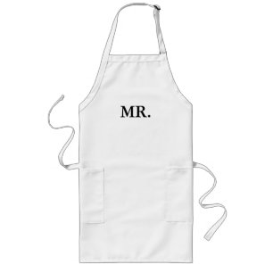 TABLIER LONG APRON-MR ET MME. BRIDE ET GROUPE