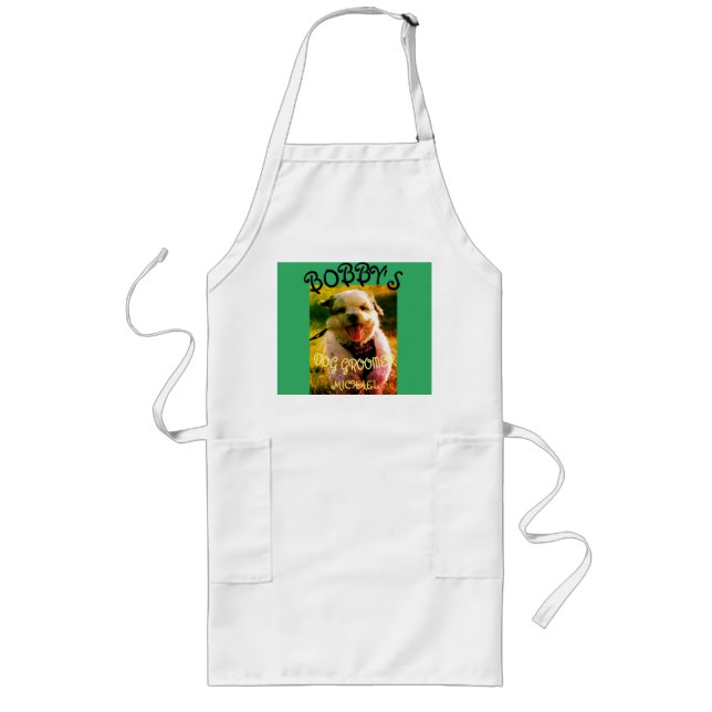 TABLIER LONG APRON PERSONNALISÉ DE GROSSES DE CHIENS (Devant)