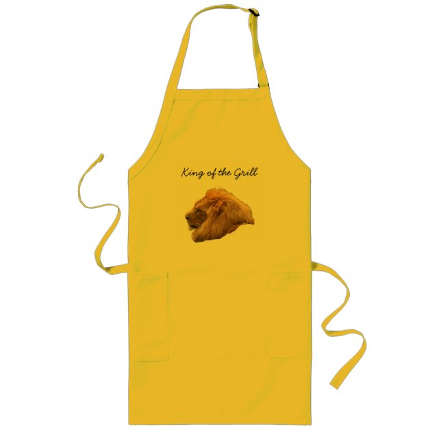 Tablier Long Apron - Roi du Grill (Devant)