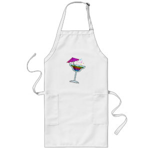 Tablier Long APRONS CUISINE MARGARITA ou BAR