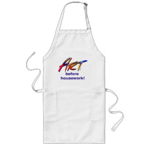 Tablier Long Art avant les travaux domestiques !