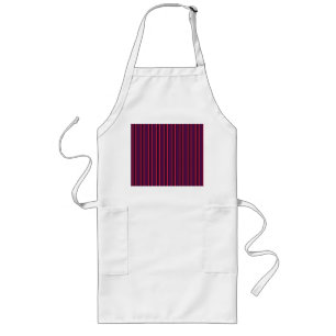 Tablier Long Bandes de prunes et de bonbons rouges