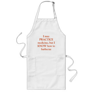 Tablier Long Barbecue Apron de docteur