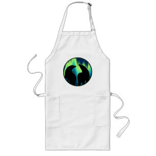 Tablier Long Bear Art BB-Q Apron Native Wildlife Art Apron