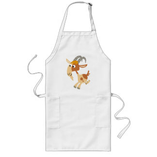 Tablier Long Belle caricature à la Cuisine de chèvre