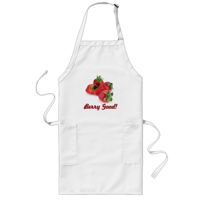 Tablier Long Berry Good Bunch of Strawberries Apron (Devant)