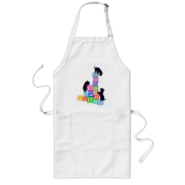 Tablier Long Blocs Scottie !! (Devant)