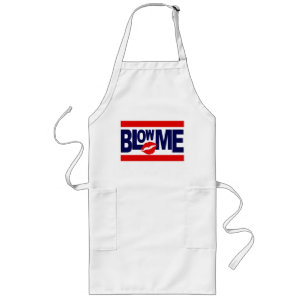 Tablier Long Blow Me apron - choisir style & couleur