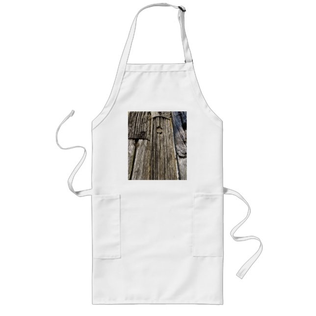 Tablier Long Bois de construction antique (Devant)