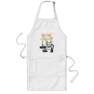 Tablier Long Bone Appétit Frenchie Apron