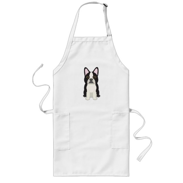 Tablier Long Boston Terrier (Devant)