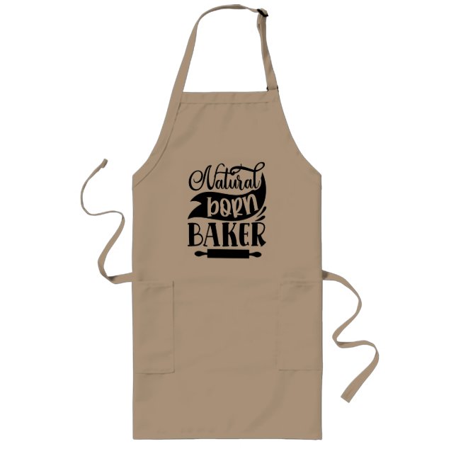 Tablier Long Boulanger de naissance (Devant)