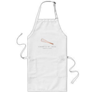Tablier Long Boulangerie rose Gold Whisk